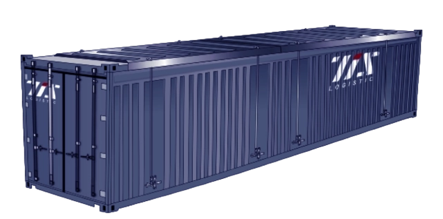 40-foot (steel) Hard Top container with removable rigid lid from TIS Logistic