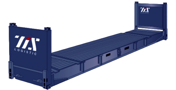 40-foot (steel) container with end walls from TIS Logistic